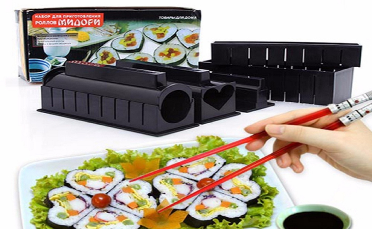 Dụng cụ làm sushi cho ra nhiều hình dạng